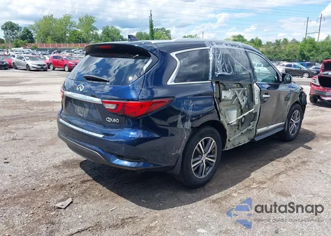 2019 Infiniti Qx60 Luxe z USA, uszkodzony, nr VIN 5N1DL0MM6KC509996